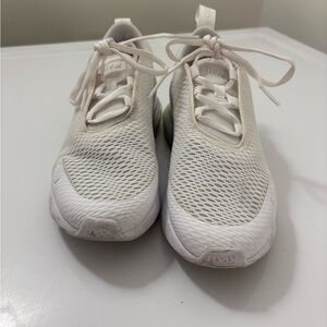Nike White Mesh Running Sneakers